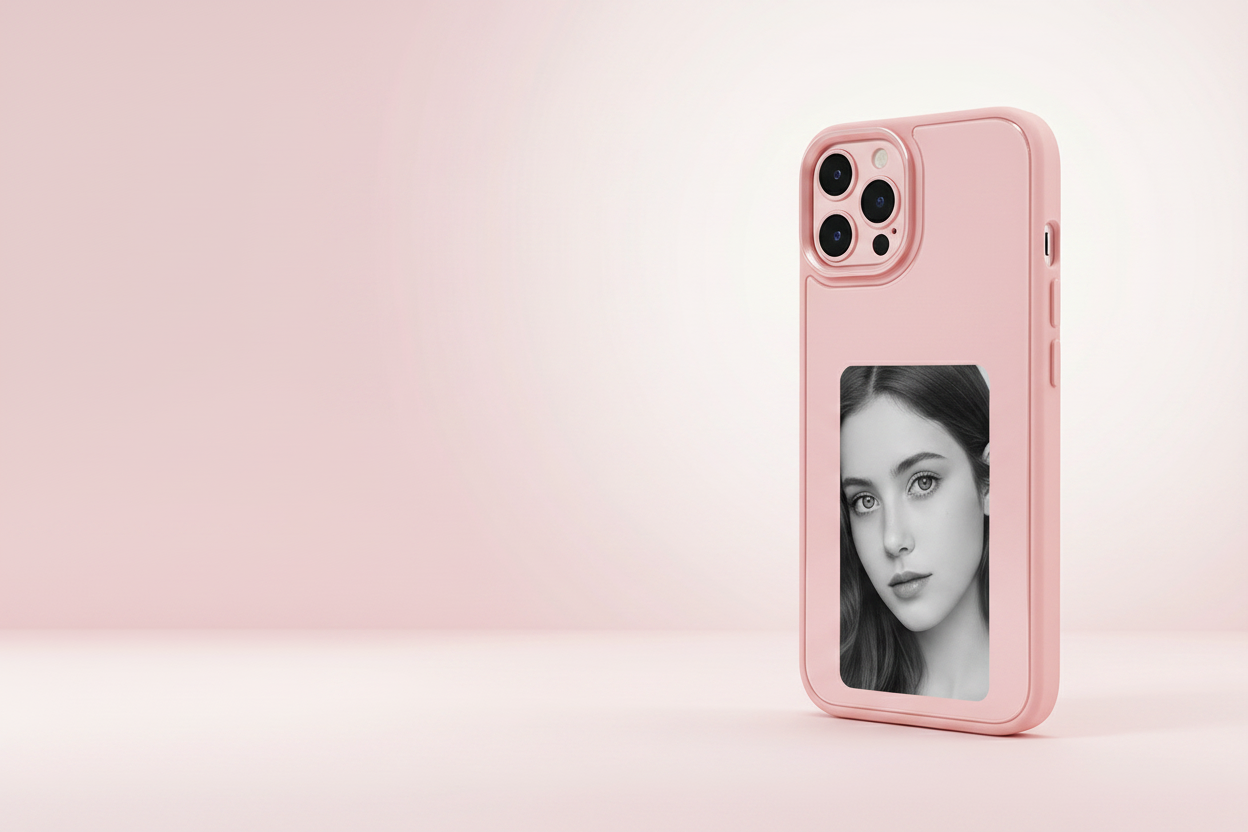 Pink Girl Banner — Case Right